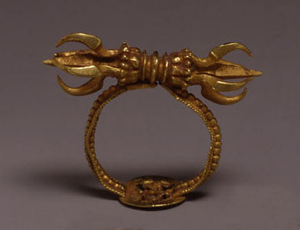 Ring with Vajra Bezel
